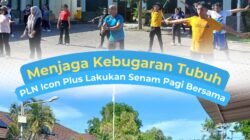 Wujudkan Tubuh Bugar dan Kegembiraan, PLN Icon Plus Adakan Senam Bersama melalui Program Wellbeing