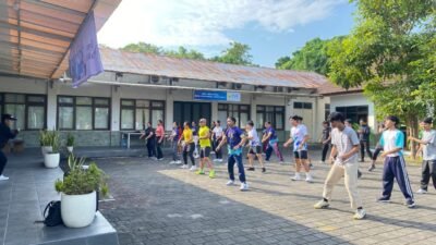 Bangun Semangat dan Kebugaran, PLN Icon Plus SBU Regional Bali Nusa Tenggara Gelar Senam Pagi Awali Jumat Ceria
