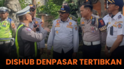 Dishub Denpasar Tertibkan Kendaraan di Jalan Kamboja dan Gajah Mada