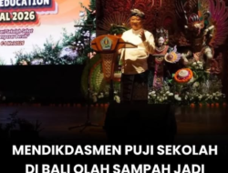 Mendikdasmen Puji Kreativitas Sekolah di Bali dalam Mengolah Sampah
