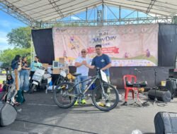 PLN Icon Plus Dukung Semangat Kebersamaan, Bagikan Doorprize di May Day Renon