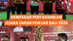 Denpasar Pertahankan Gelar Juara Umum Porjar Bali 2026